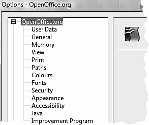 OpenOffice.org Options