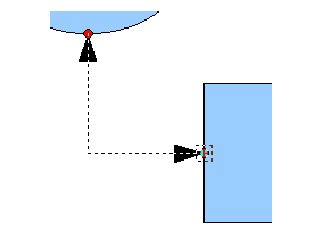 Figure 10: Gluing a connector to a shape